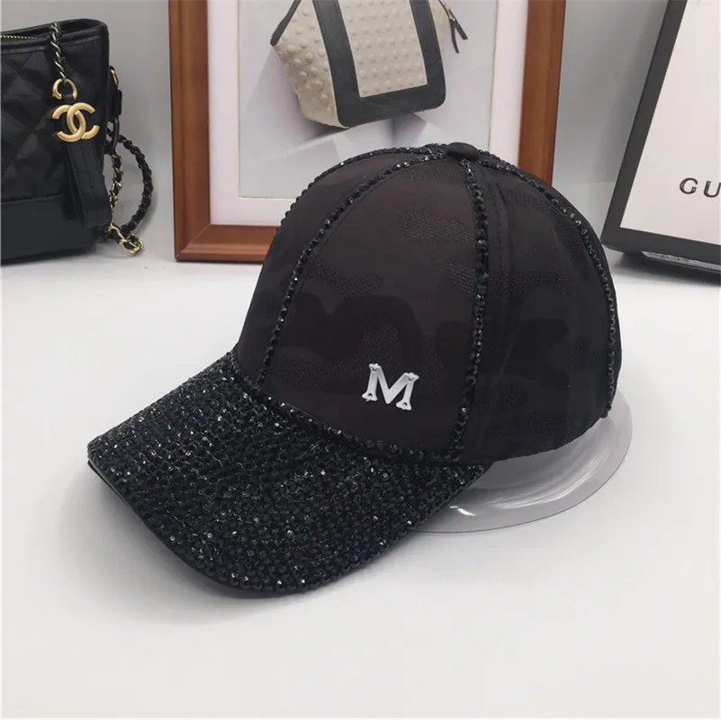 

The new printing surface baseball cap diamond curved eaves cap with summer sunshade is prevented bask in men and women
