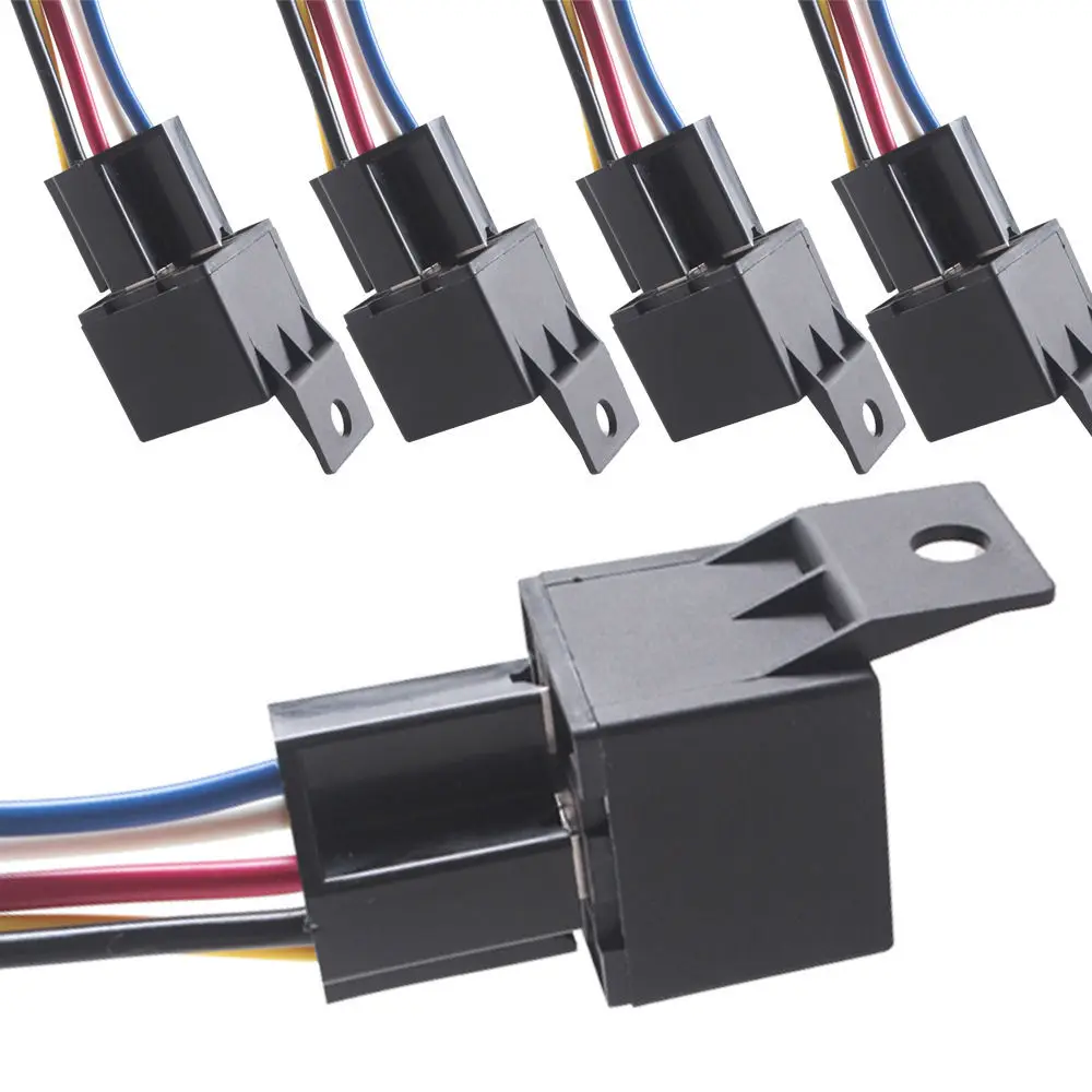 Ee Support 5 X Car Truck Auto Dc 12v 40a Amp Spdt Relay