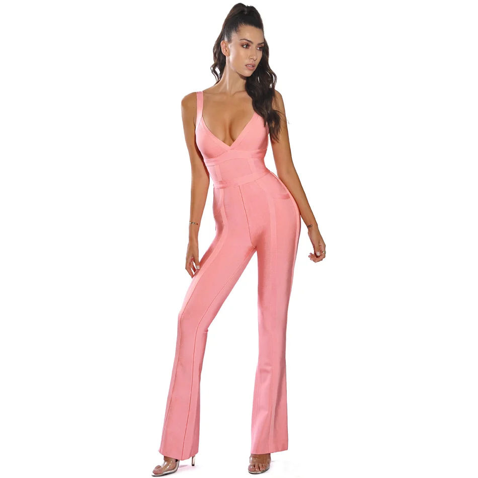 Bandage Froid Épaule Maxi De V Salopette bas Cou Gaine Courroie Cloche Spécial xqz6Xgx