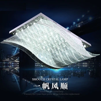 

Modern Crystal Chandelier LED Color Change With Remote Control Organ Style RGB Lustre Ceiling Lamp Art Deco Pendant Chandeliers