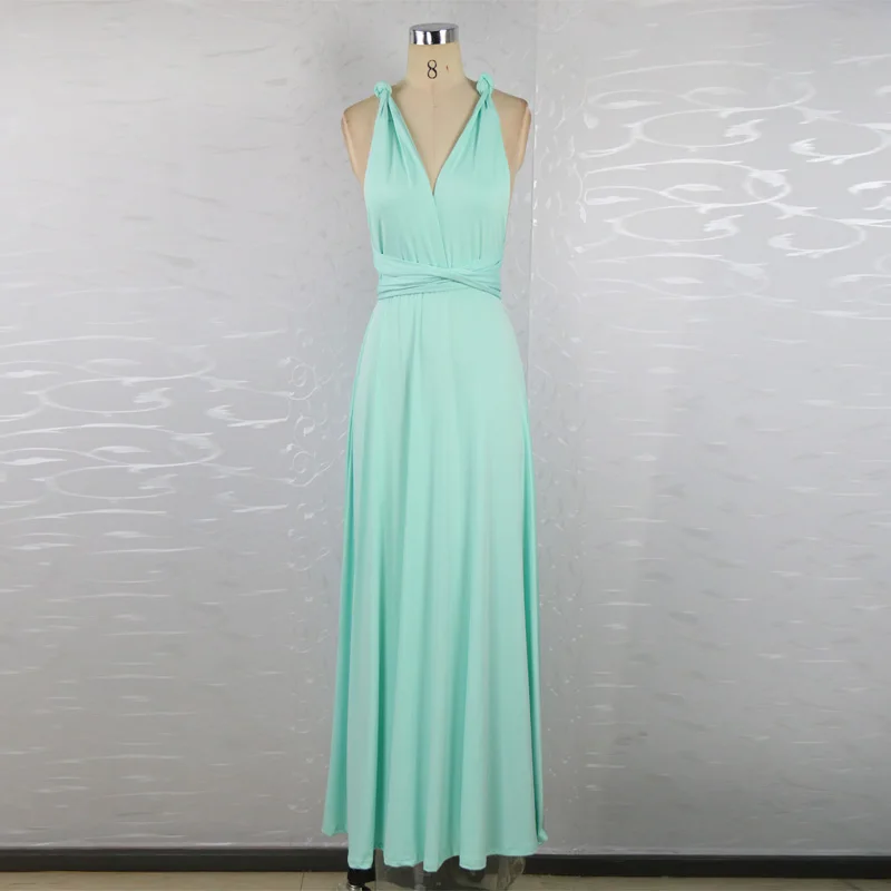 Hot 2016 summer sexy women maxi dress red bandage long dress sexy Multiway Bridesmaids Convertible Dress robe longue femme (23)