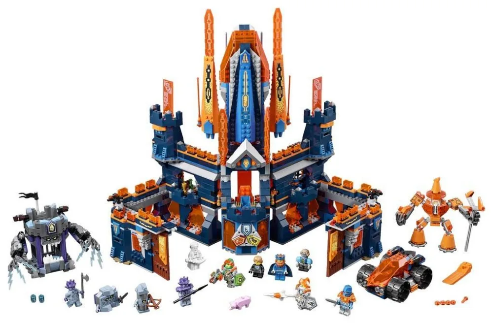 

WAZ Compatible with lego 70357 nexoe knights 14037 1295pcs Knighton Castle Figure building blocks bricks toys for children