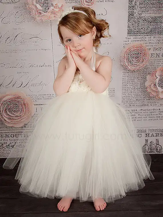 3t ivory flower girl dress