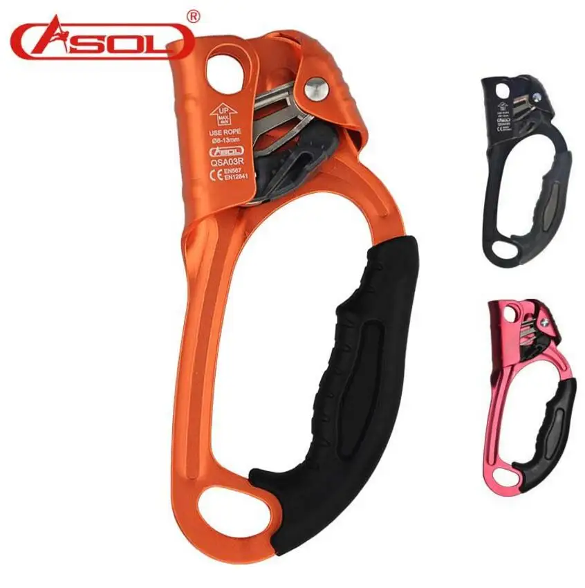 Brand ASOL Professional Outdoor Rock Climbing Handheld ascenders