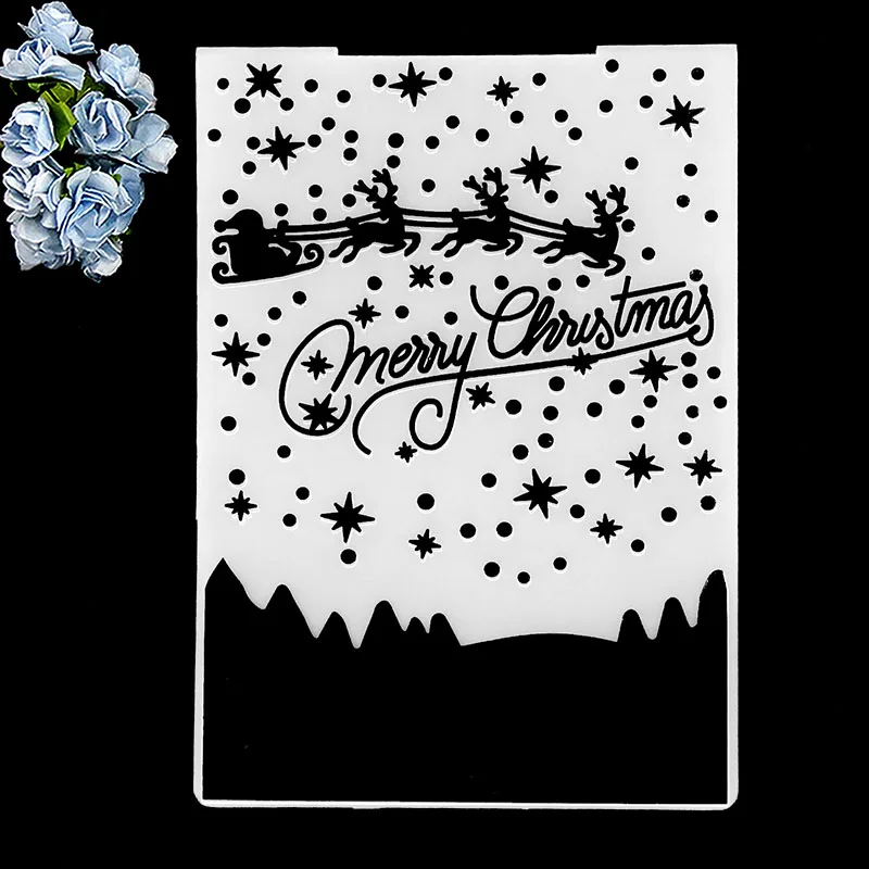 Kinds of Embossing Folders Plastic Scrapbooking For DIY Scrapbook Album Card Decorating Tool Crafts Card Paper Making Decoratio