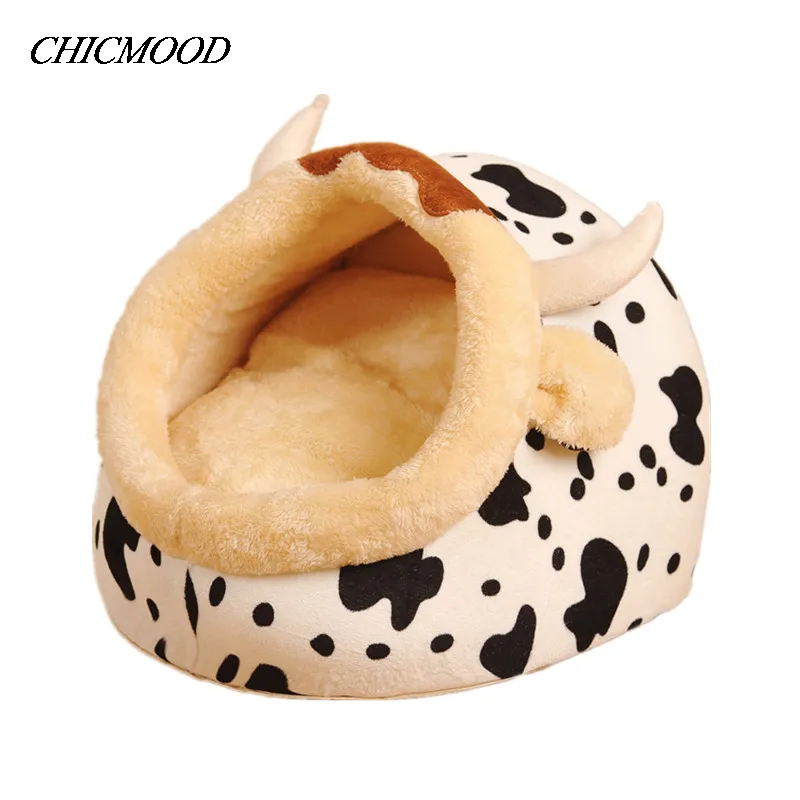 Домашняя сумка для сна в горошек с леопардовым принтом|puppy bed|cat sofadog house |