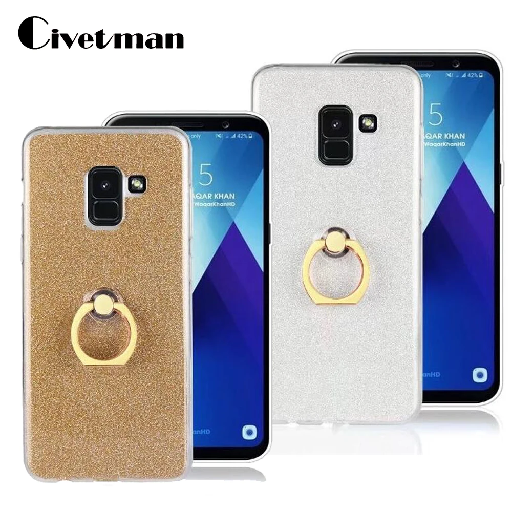 Чехол для Samsung Galaxy A5 2018 SM A530F A5300 5 &quot силиконовый чехол из ТПУ блестящий порошок