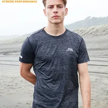 Jeep быстросохнущая футболка с коротким рукавом для мужчин быстросохнущие свободные размеры дышащая бег Уличный спорт лето