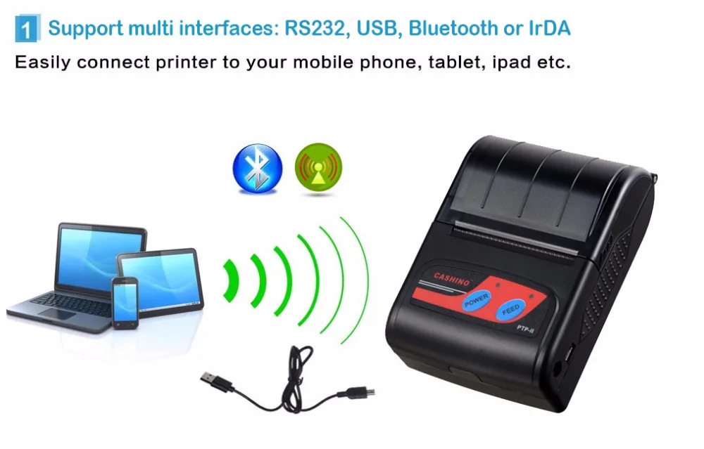 1. Mobile printer interface