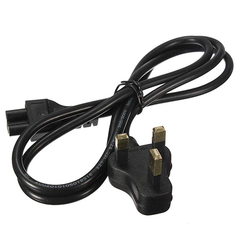 AU/US/EU/UK Standard Plug 240V 10A AC Power Supply Charger Adapter 3 Pin Power Lead Cable Cord Converter for Laptop