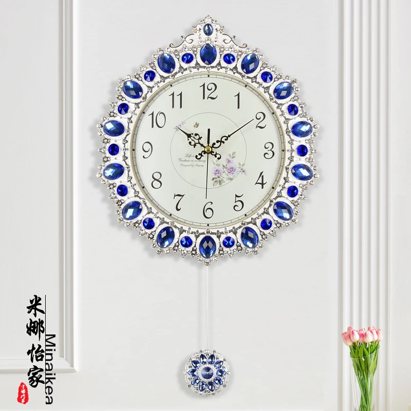Silent Quartz Korean Metal Wall Clocks