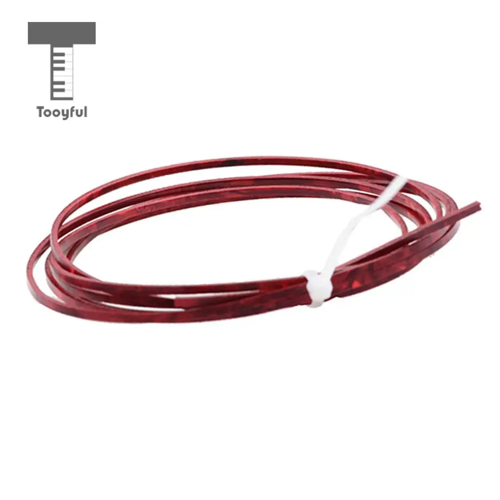 Tooyful Celluloid Guitar Binding Purfling Strip for Guitar Body Project Supplies