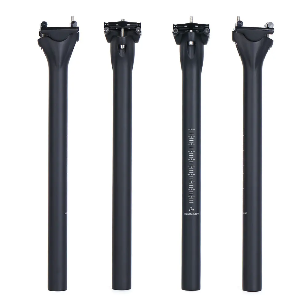 Bicycle Carbon Fiber Seat Post UD Matte 27.2/30.8/31.6mm Road/Mountain Bikes SeatPost 350/400mm Cycling Parts