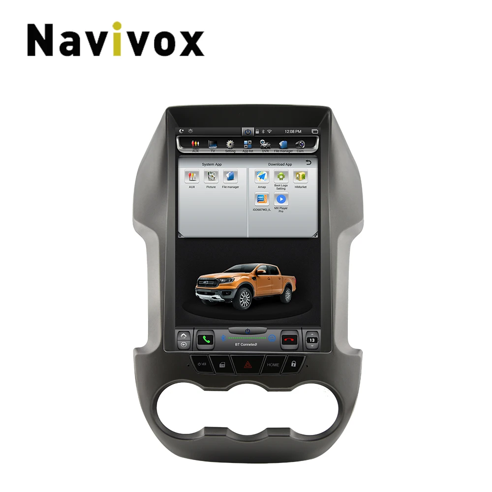 

Navivox Tesla Style Android 6.0 Car Multimedia Player For Ford Ranger 2011-2016 Vertical Screen Car Stereo Autoradio Unit Radio