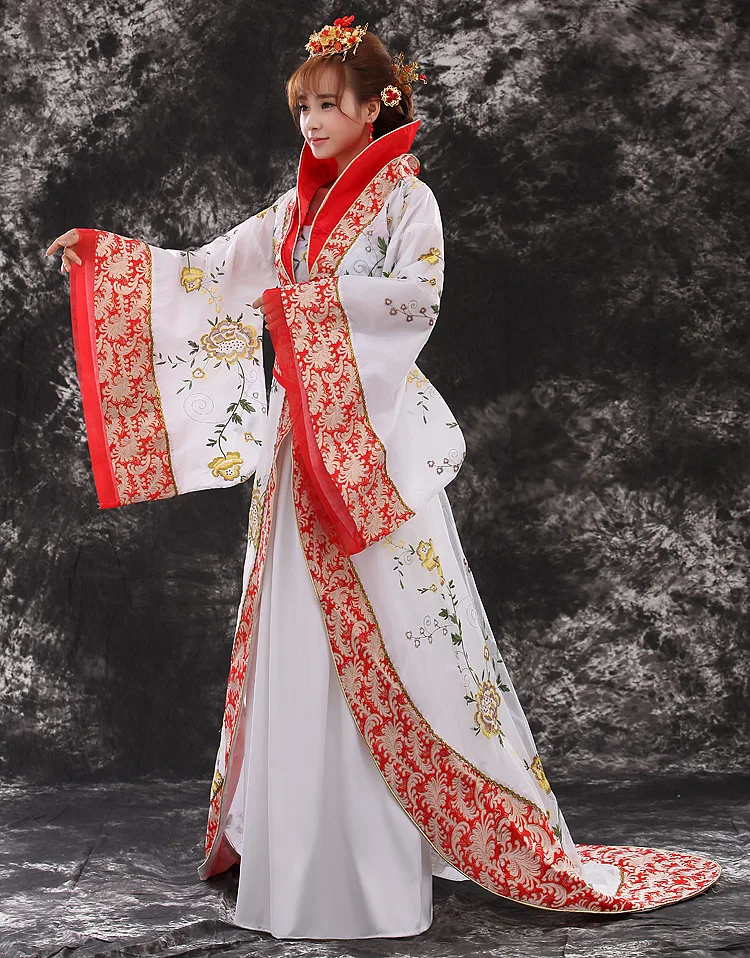 Женская одежда династии Тан императорская Wu Zetian Performce костюм женский Hanfu одежда китайская принцесса сценическое Танцевальное представление 18