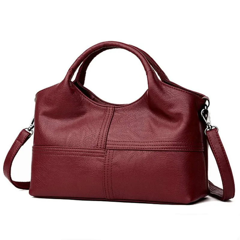 

Soft PU Leather Handbag High Quality Women Bag Casual Female Messenger Bag Solid Shoulder Bag Ladies Crossbody Bag