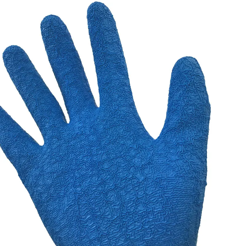 NMSafety 13 калибр вязаные рабочие перчатки, текстурированный резиновый латекс с покрытием для строительные перчатки