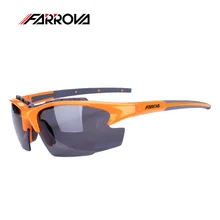 Farrova Men Sports Goggles Cycling Eyewear Bicycle Goggles Gafas Ciclismo Polarized Glasses Bike Sunglasses TR90 Frame 3 Lens glasses frame men brand vintage optical wide black stainless steel tr90 computer goggles oculos de grau eyewear frames gx001