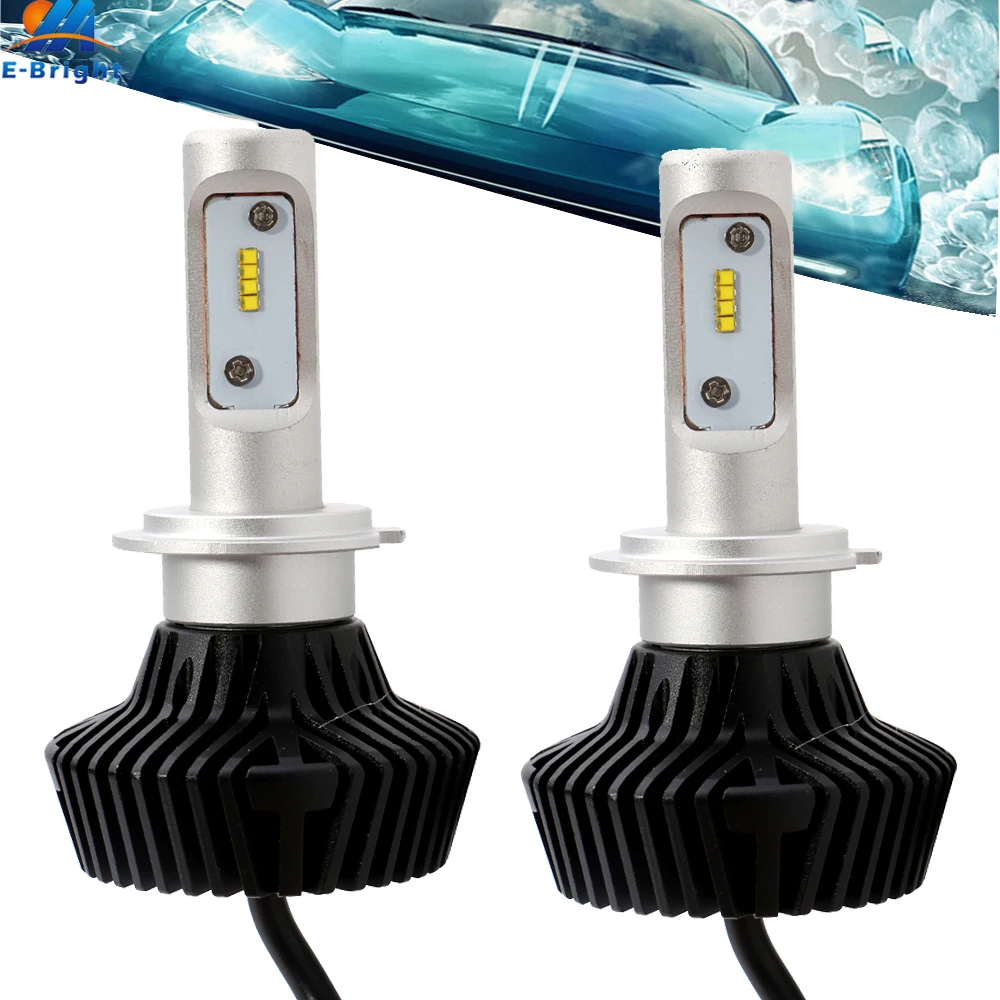 1 Pair 9005 9006 H1 H3 H7 H11/H8 LED Headlights Bulb 6500K 4000LM 32W