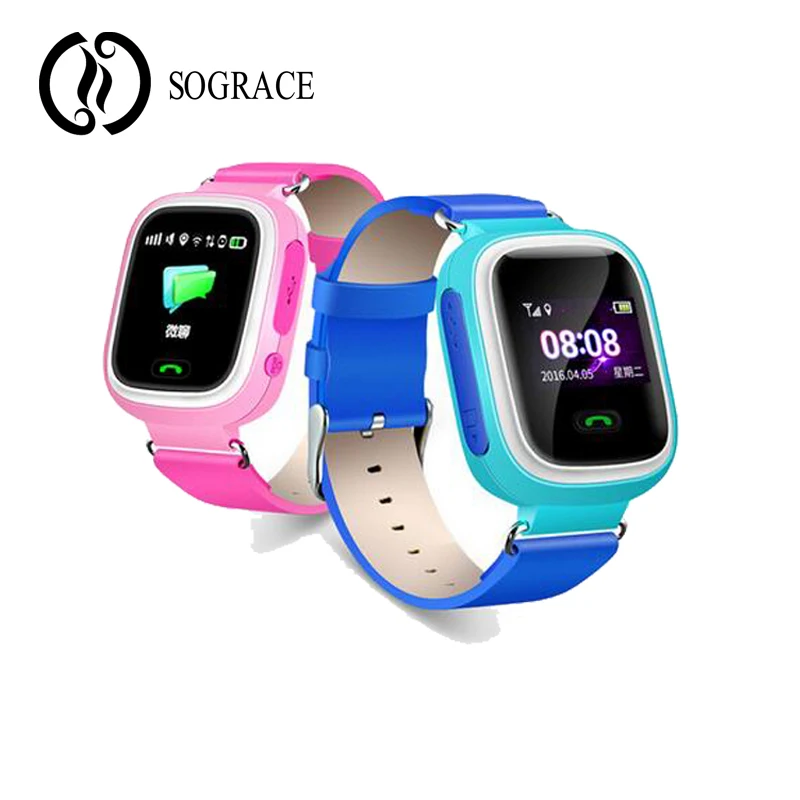 Child GPS Smart Watch Q90 With Wifi Touch Screen Children Smartwatch SOS Call Location For Kid Safe Anti-Lost Monitor PK Q750 25