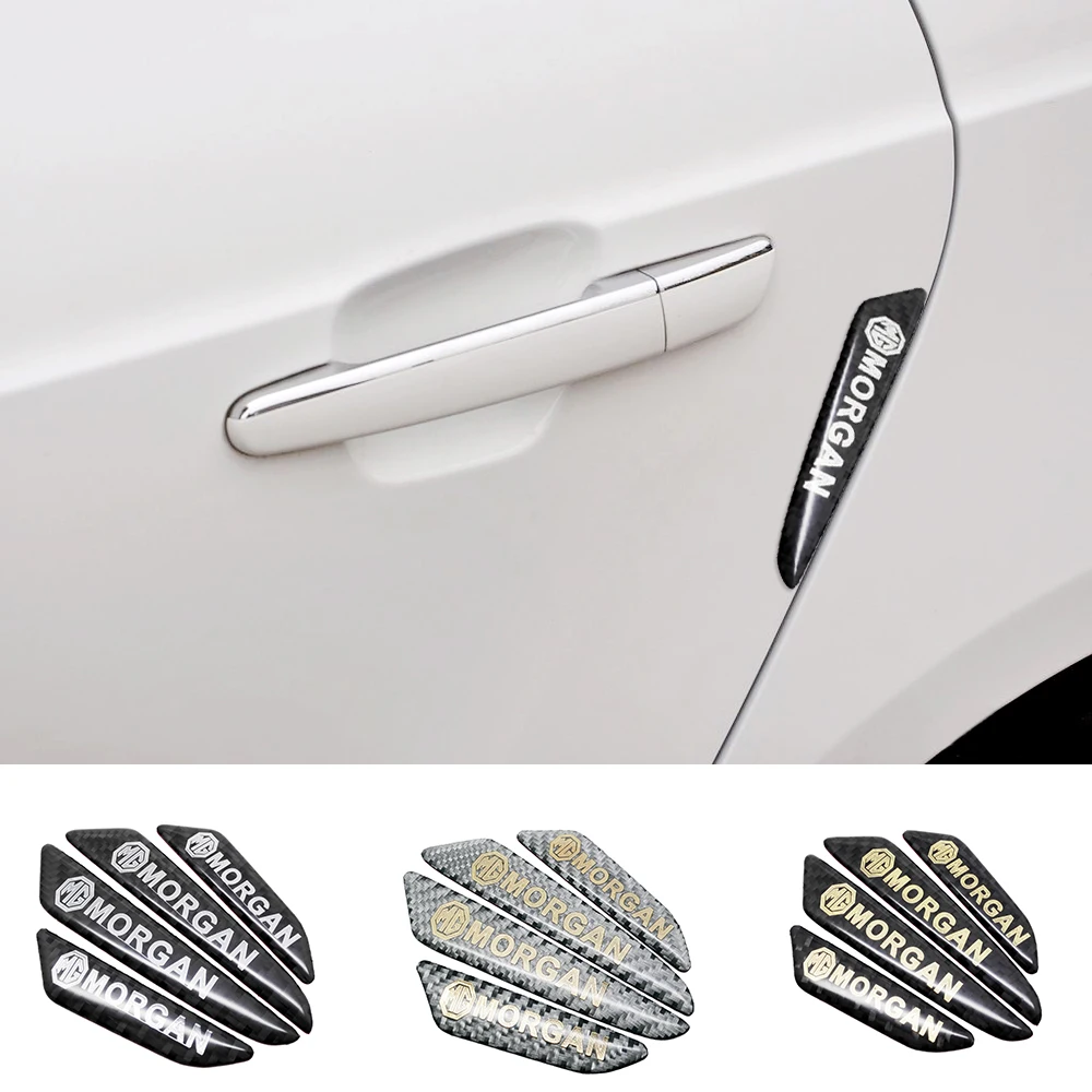 

4pcs Car Sticker Door Protector Side Edge Protection Guards Sticker Car Styling For MG MORRIS GARAGES 3 5 6 7 GS GT 350 ZS TF ZT