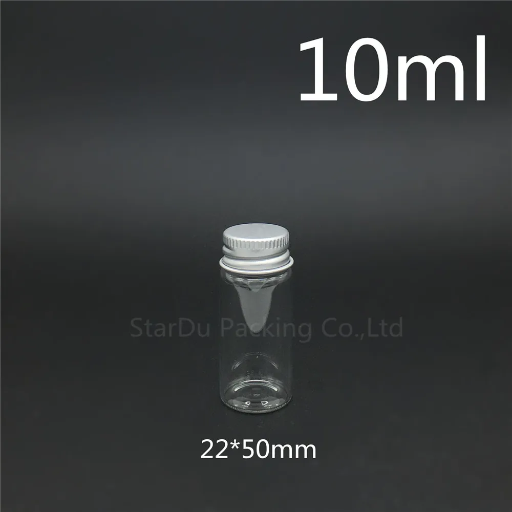 

Free Shipping 500pcs/lot Diameter 22*50mm 10ml Glass Bottle Screw Cap For Vinegar alcohol, carft/storage Candy Bottles