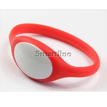 100 шт оптом RFID 13,56 МГц силиконовый браслет NFC фитнес-браслет с NFC Ntag213 чипы для безналичной оплаты