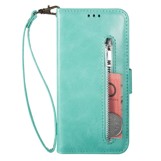 Для huawei mate 20 Pro Чехол huawei mate 20 Lite чехол на молнии откидная крышка для Funda huawei mate 20 Pro чехол mate 10 Lite крышка - Цвет: Зеленый