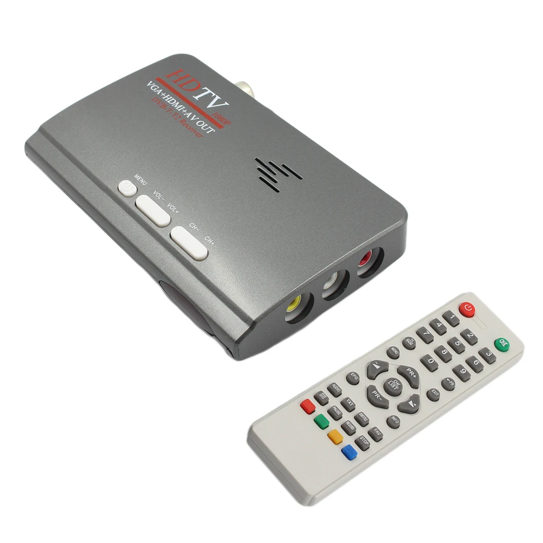  For HDTV Channel Gaming Control MTV Box Set Top Box PC Receiver Tuner External LCD CRT VGA TV Tuner