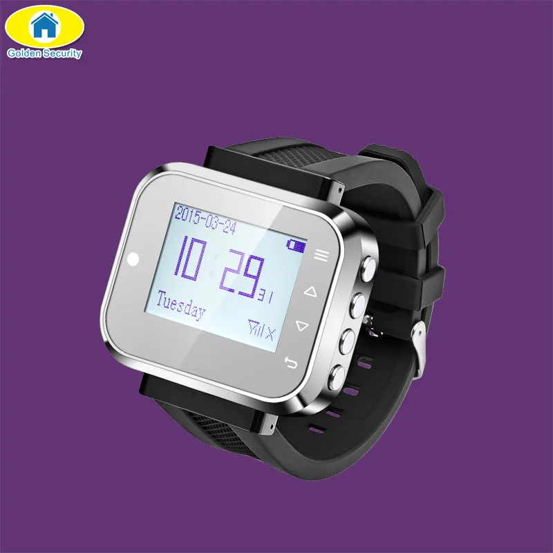 

Golden Security FSK Watch Receiver Wireless Calling System Waiter Call Pager Restaurant Equipment Catering Customer