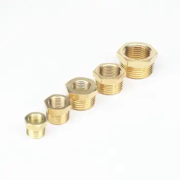 

1/4" 3/8" 1/2" BSP M10 M14 M16 M20 Female -Male Brass Reducer Reducing adapter Fitting Gas Air Water Fuel