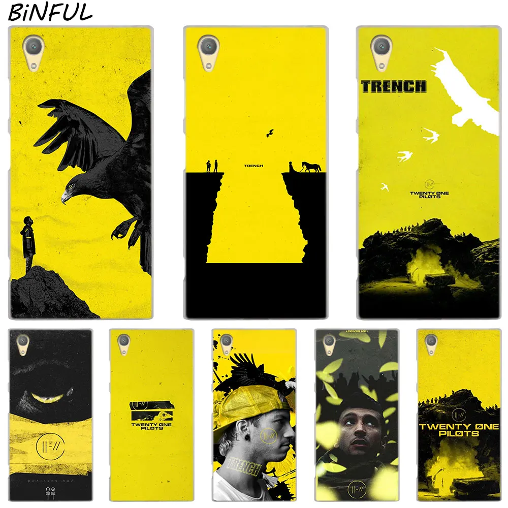

Twenty One Pilots Clear Cover Case for Sony Xperia Z3 Z5 Premium M4 Aqua M5 X XA XA1 C4 C5 E4 E5 XZ XZ2 Compact Plus