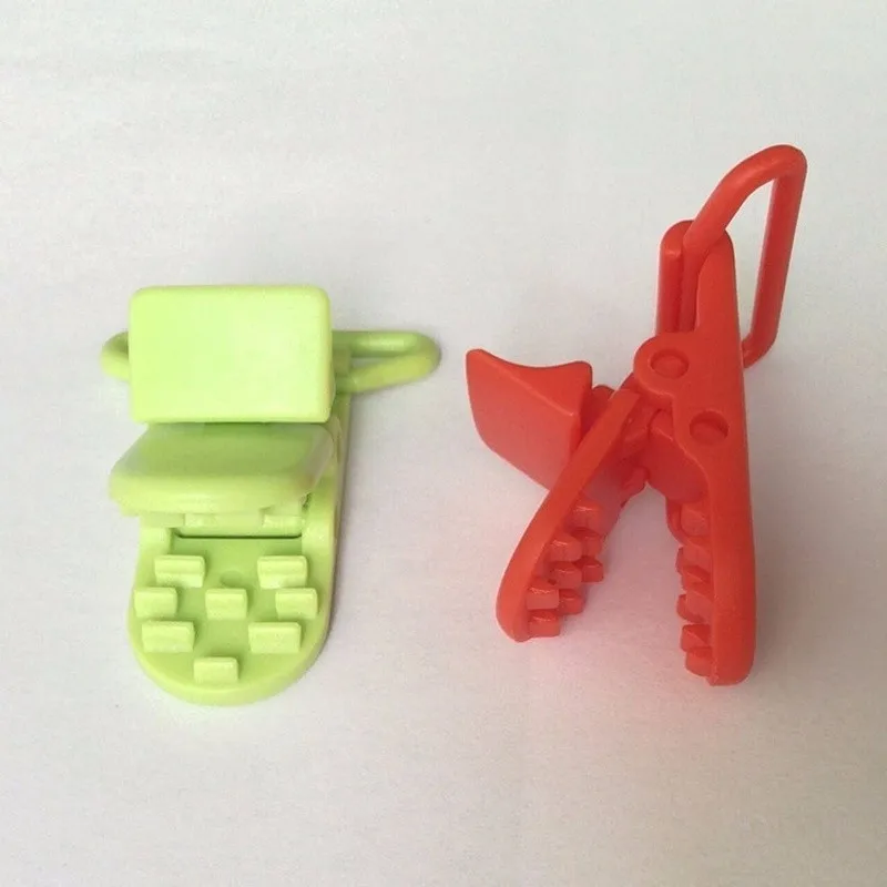10Pcs Baby Pacifier Clip Holder Plastic Suspender Soother Pacifier Holder Dummy Clips Home Multifunction Clips  (3)