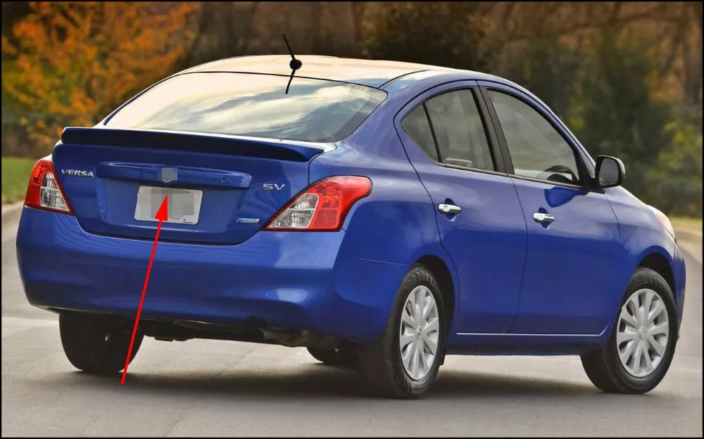 AUTONET HD камера заднего вида ночного видения для Nissan Versa для Nissan Latio sedan 2012~ камера номерного знака