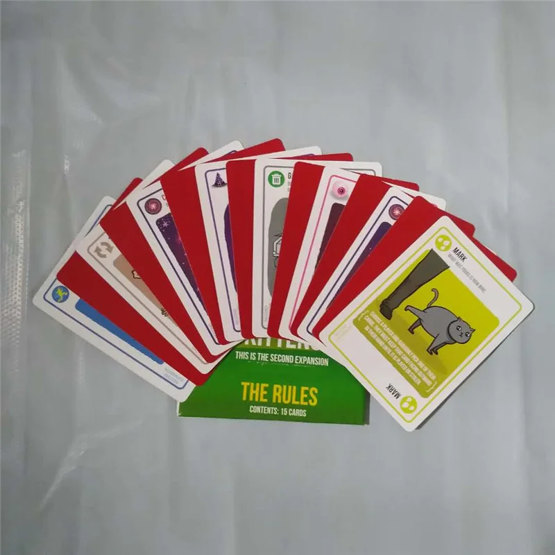 

Full English Cards Game for kitten The second expansion of explode cat funny Family Party Strategy Board Games