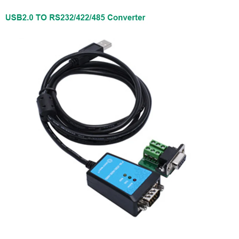 

USB2.0-to-Serial-RS485/RS422-Cable USB-to-Serial-Converter DB-9-Converter Computer-Cable-Connectors for Serial data transmission