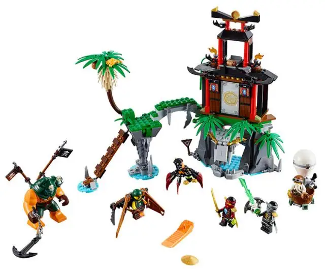 Совместимость Legoe giftse 482 шт. Phantom Тигр вдова River Island собраны Ninjagoe Гром Мечник