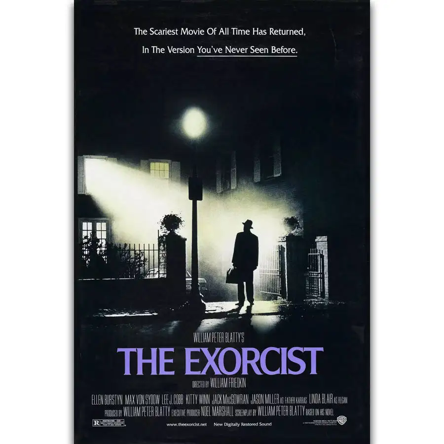 

S729 The Exorcist Classic Horror Movie Vintage Wall Art Painting Print On Silk Canvas Poster Home Decoration