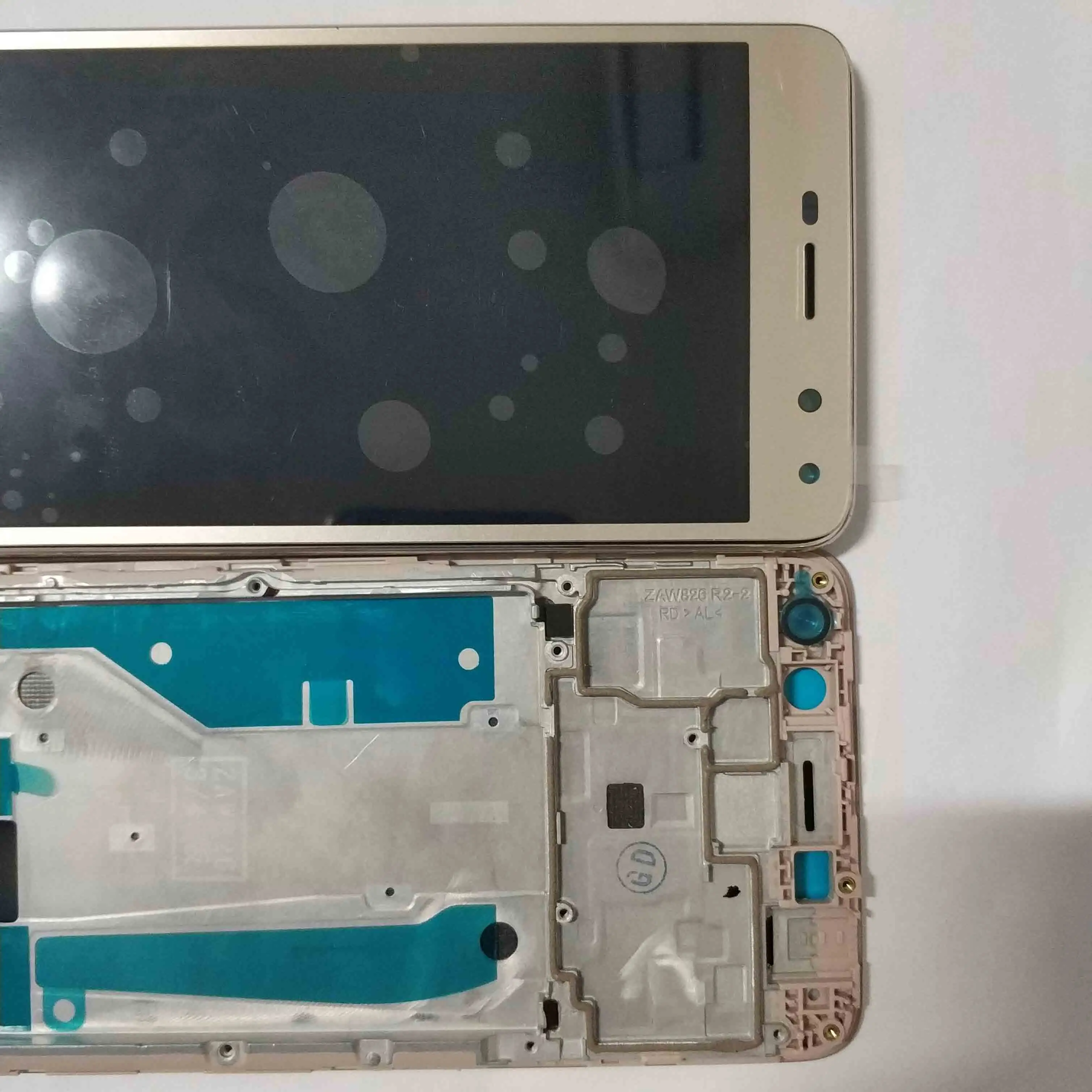 GOLD With Frame ЖК-дисплей 5,0 для Huawei Y5 Y5 III Y5 3 MYA-L02 MYA-L03 MYA-L22 MYA-L23 ЖК-дисплей Дисплей Сенсорный экран дигитайзер в сборе для замены - Цвет: GOLD With Frame