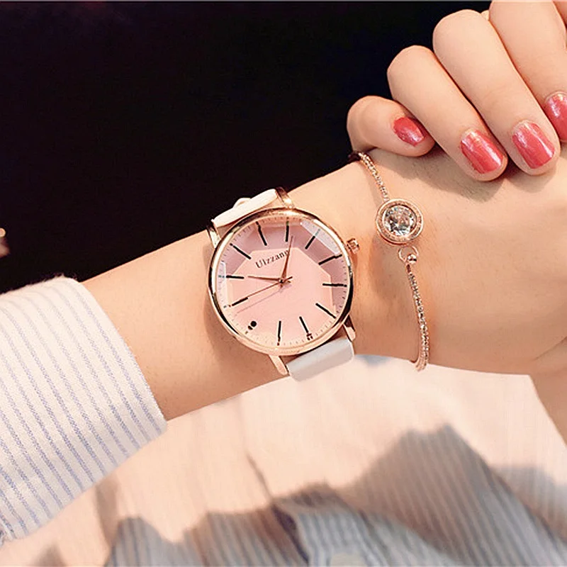 

2017 Relogio Brand Fashion Women Watches Ladies Casual Leather Quartz Watch Female Clock montre femme reloj mujer dress watch