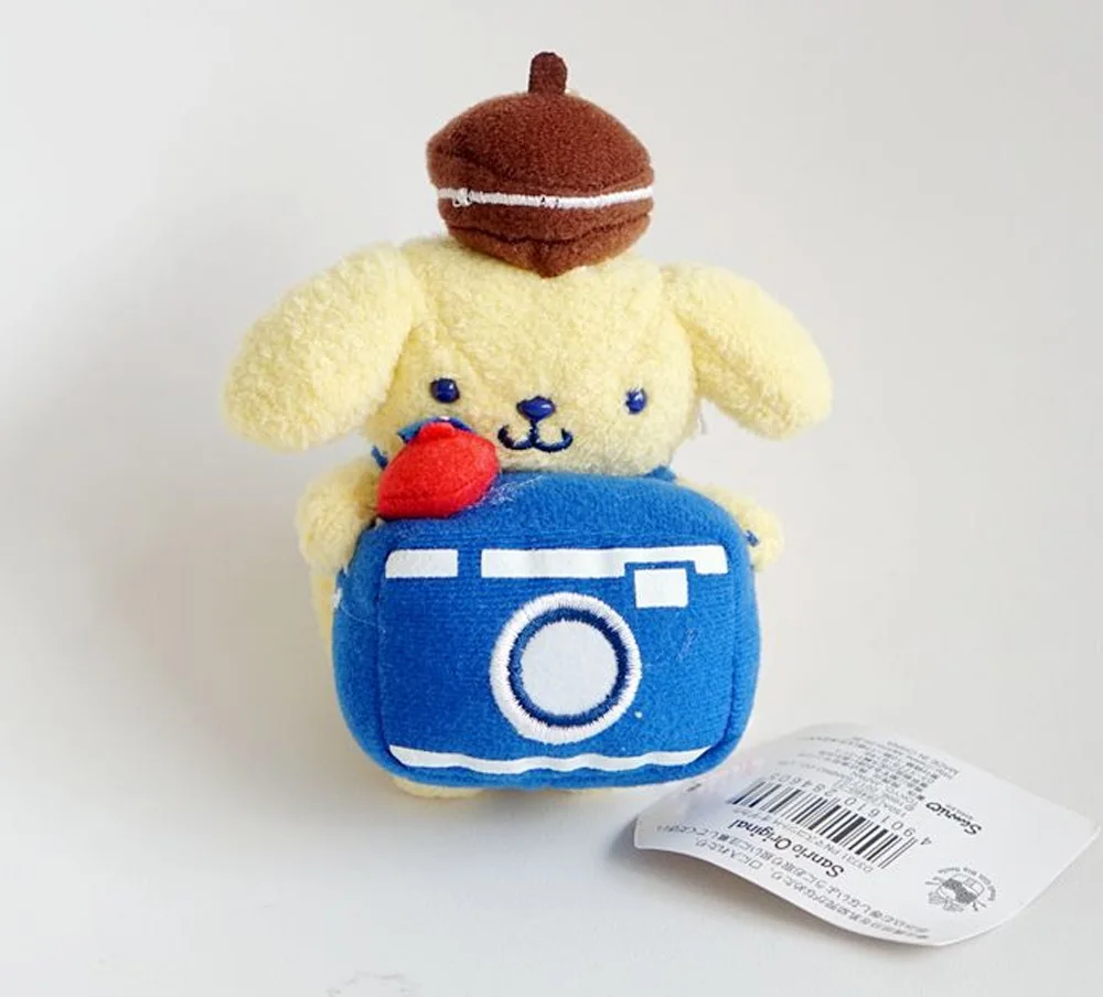 10 шт/партия, 2 стиля Марка pom-Pom Purin 10 см брелок декорация для подарков Плюшевые рисунок с куклой в розницу - Цвет: Blue