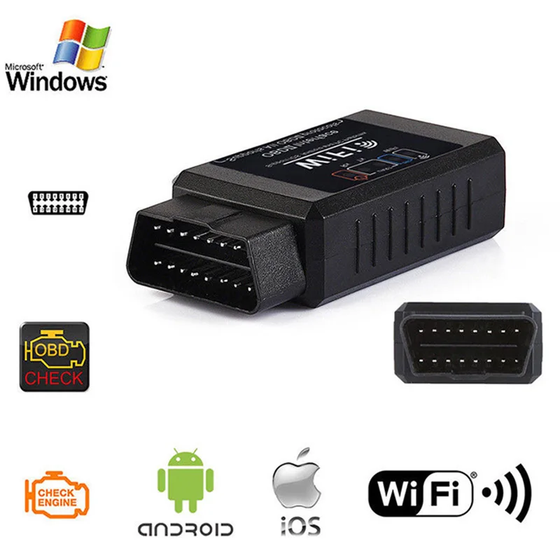 

Lonleap Car Diagnostic Scan Trouble Codes WiFi OBDII OBD2 Auto Scanner For iPhone Android PC