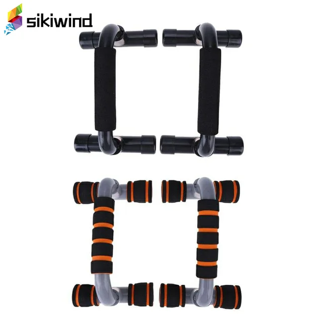 US $8.28 1 Pair Fitness Push Up Pushup Stands Bars Sport Gym Exercise Training Chest Bar Sponge Hand Grip Tr