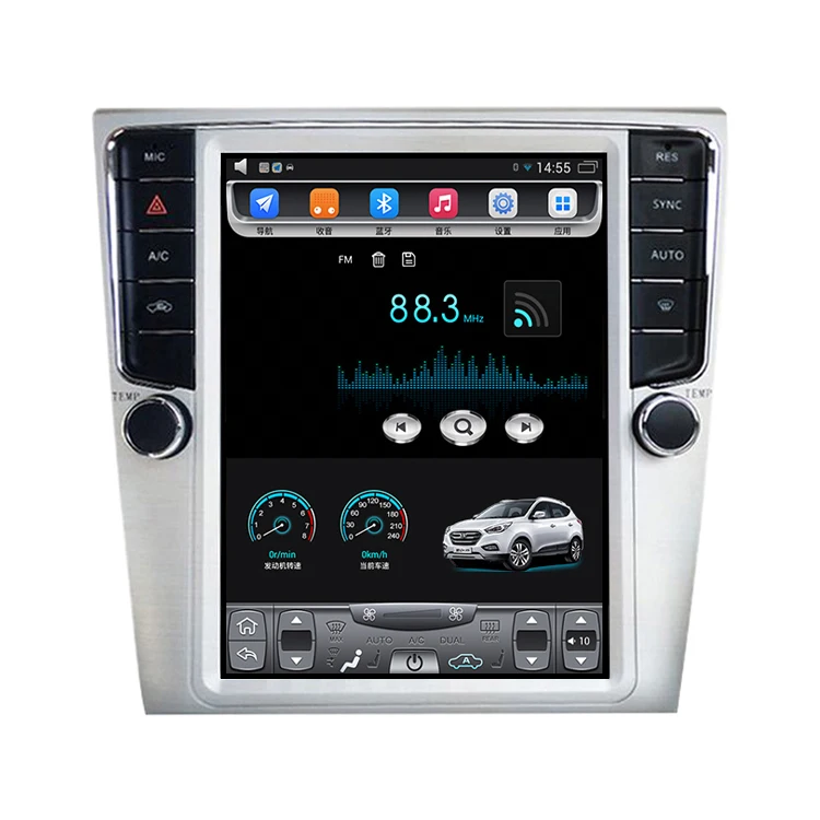 2010- VW CC Magotan B7 10,4 дюймов Тесла вертикальный сенсорный экран Android автомобильный gps навигация видео Bluetooth Wifi