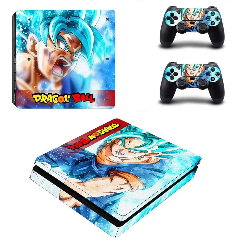 DRAGON BALL PS4 Slim sticker s кожа для sony playstation 4 play station 4 Slim консоль и контроллер Skins Vinilo sticker - Цвет: YSP4S-3429