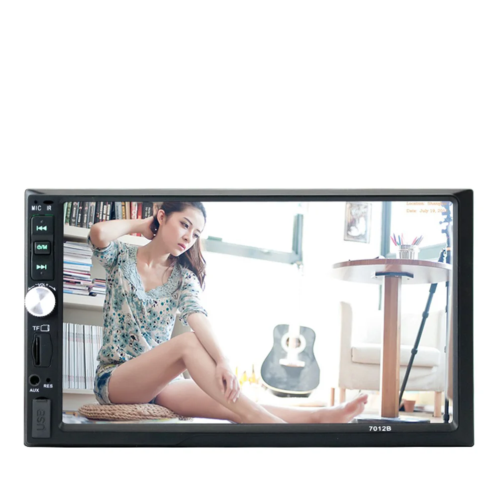 

7" HD Bluetooth Car Touch Screen MP4 MP5 Player 2 Din In-Dash Stereo Audio Music Player Support SD Card/MM Card USB Flash Disk