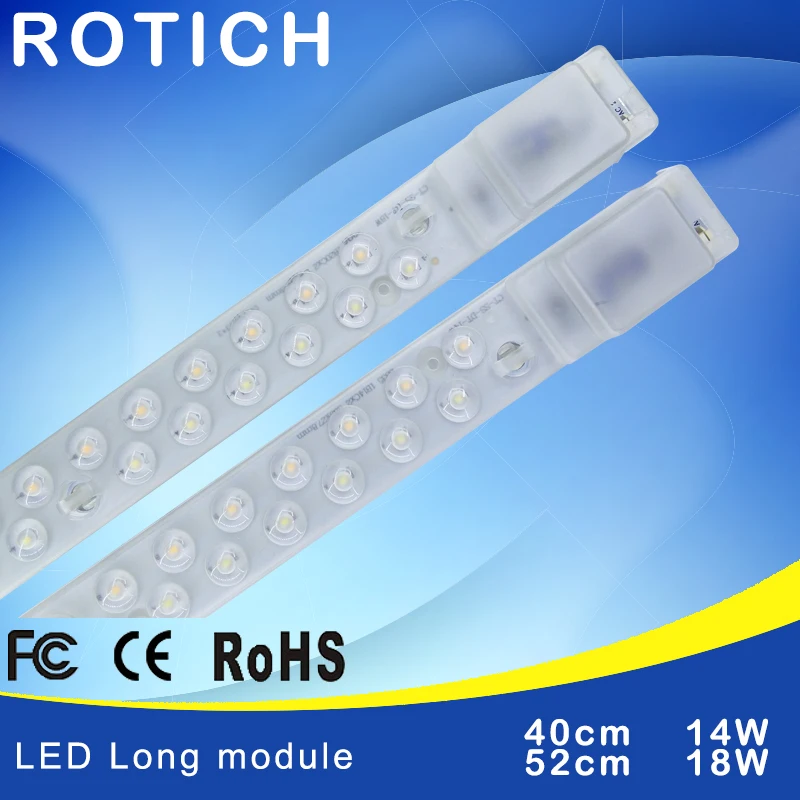 

Led-lampe Module 400mm 520mm LED Leuchtstoffrhre 14W 18W Watt LED Integriertem Rohr 220 V 240 V Led-leuchten Lampe Optical refl