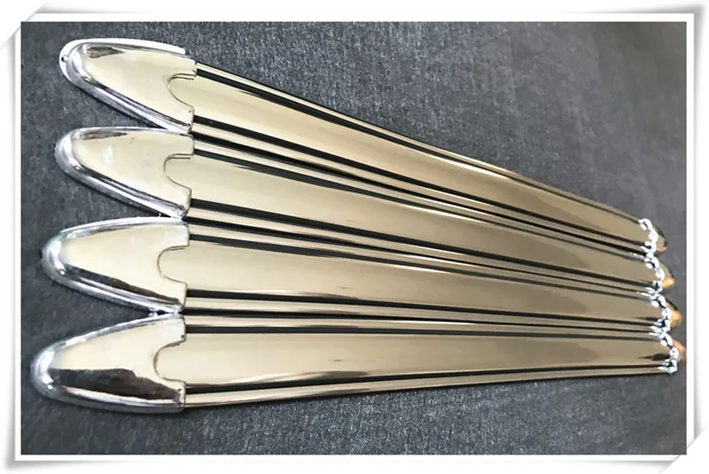 

Car Styling 4X Car bumper silver Anti-collision Strip For Hyundai Solaris ix35 iX45 iX25 i20 i30 Sonata SantaFe Veracruz Mistra