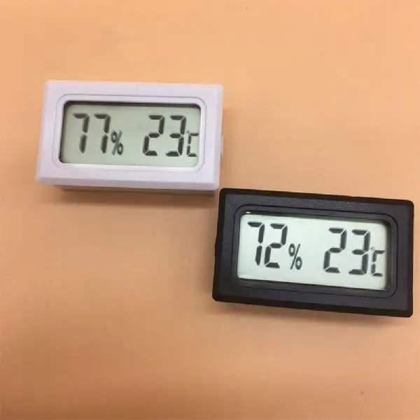 Adeeing портативный мини с ЖК-дисплеем с цифровым термометром и гигрометром декоративные часы для Температура инструменты для измерения влажности