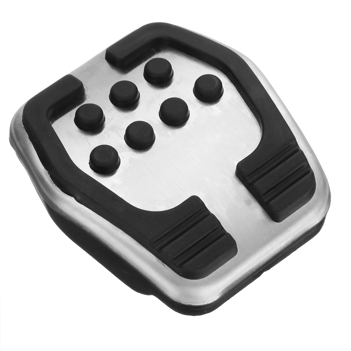 Auto Black Chrome Brake Clutch Pedal Cover Cap Pad Manual 1757470 for